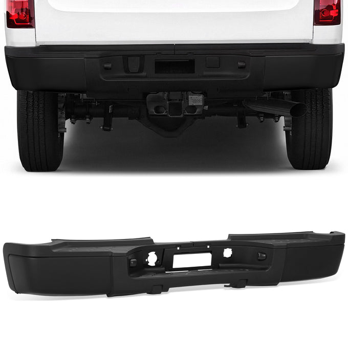 Rear Step Bumper W/License Plate Lights <br> 11-14 Chevy/GMC Silverado Sierra 2500 3500HD