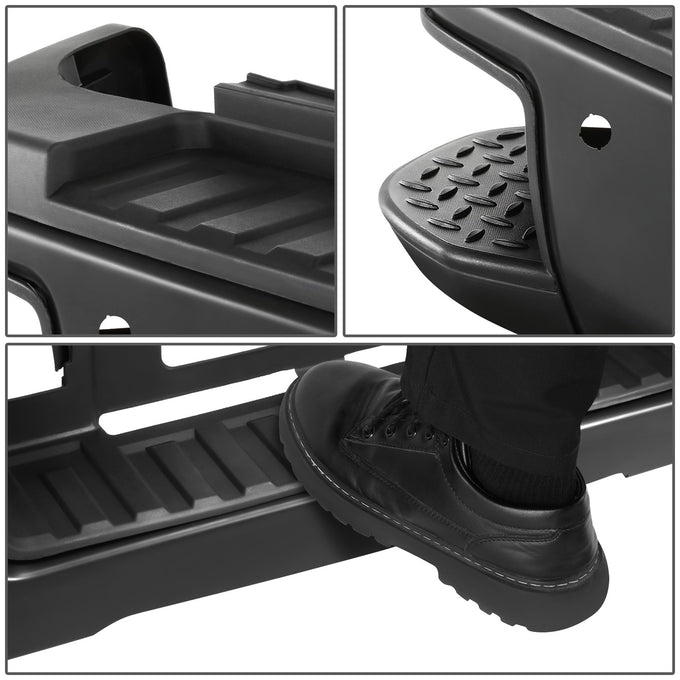 Rear Step Bumper w/ License Plate Lights <BR>15-19 Chevy/GMC Silverado Sierra 2500 3500 HD