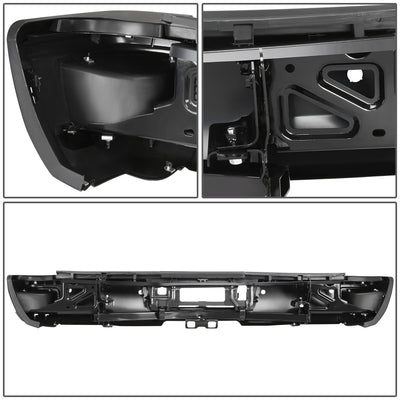 Rear Step Bumper w/ License Plate Lights <BR>15-19 Chevy/GMC Silverado Sierra 2500 3500 HD