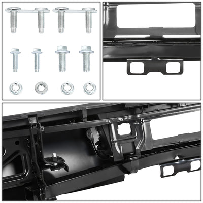 Rear Step Bumper W/License Plate Lights <BR>15-19 Chevy Silverado, GMC Sierra, 2500 HD, 3500 HD