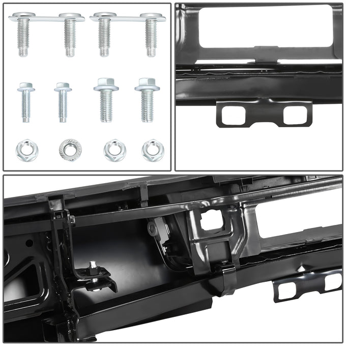 Rear Step Bumper W/License Plate Lights <BR>15-19 Chevy Silverado, GMC Sierra, 2500 HD, 3500 HD