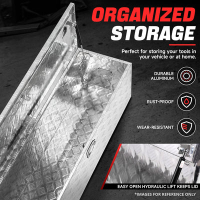 Truck Bed Storage Tool Box w/ Lock <br> 46.9'' W x 15.0