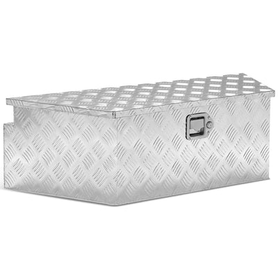 Truck Bed Tool Storage Box W/ 2 Keys & Lock <br> 38 in. W Rear X 26 in. Front X 14.25 in. D X 12 in. H