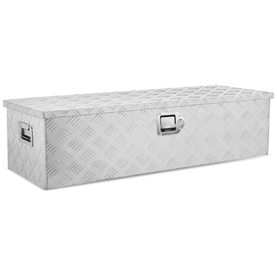 Aluminum Tool Box w/ Lock <BR>99cm W x 34cm D X 25.5cm H