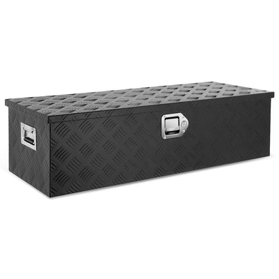 Aluminum Tool Box w/ Lock <BR>99cm W x 34cm D X 25.5cm H