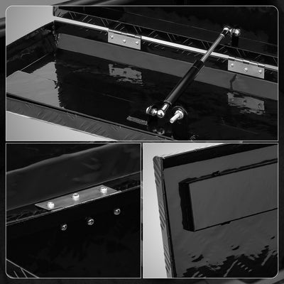 Truck Bed Tool Storage Box W/ 2 Keys & Lock <br> 34 in. W X 6.2 in. H X 12.8 in.