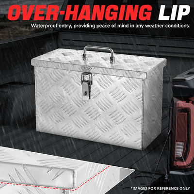 Truck Bed Storage Tool Box w/Handle <br> 15.9'W x 7.5