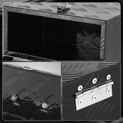 Truck Bed Storage Tool Box w/Handle (Black)<br> 15.9'W x 7.5