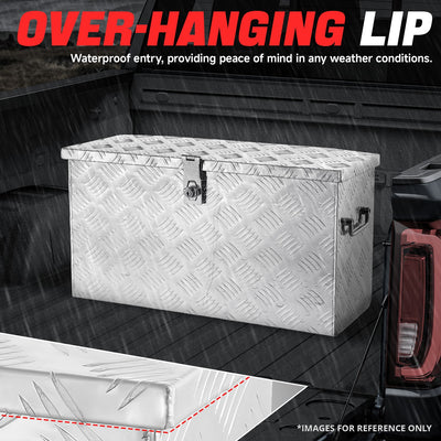 Truck Bed Storage Tool Box w/ Lock <br> 27.2'' W x 9.4''D x 12.6