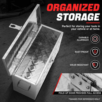 Truck Bed Storage Tool Box w/ Lock <br> 27.2'' W x 9.4''D x 12.6