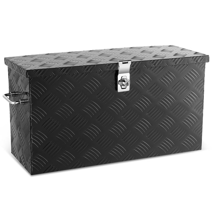 Truck Bed Storage Tool Box w/ Lock (Black) <br> 27.2'' W x 9.4''D x 12.6