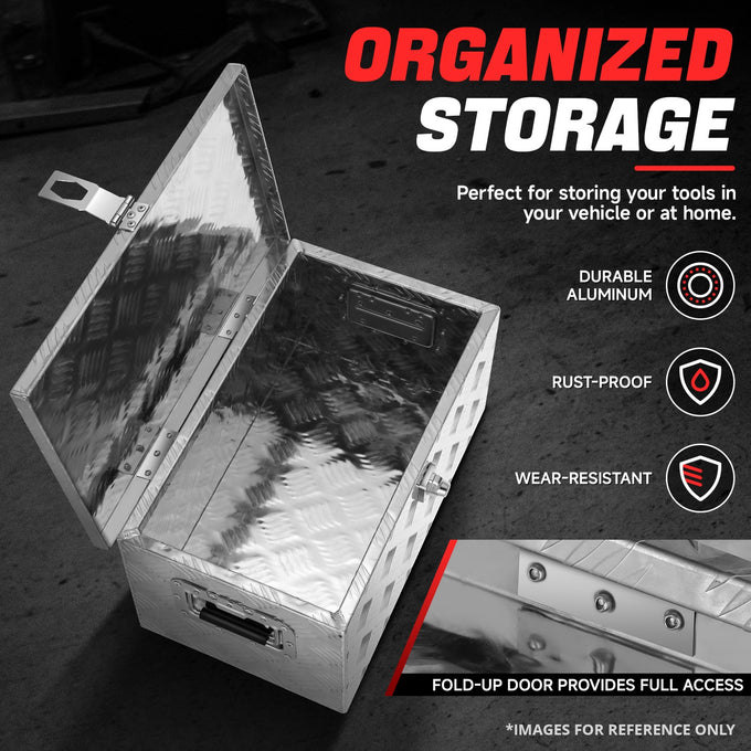 Truck Bed Storage Tool Box w/ Lock <br> 20'' W x 9.8''D x 12