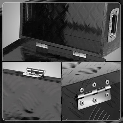 Truck Bed Storage Tool Box w/ Lock (Black) <br> 20'' W x 9.8''D x 12