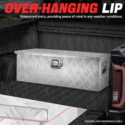 Aluminum Tool Box w/ Lock <BR>77cm W X 33cm D X 26cm H