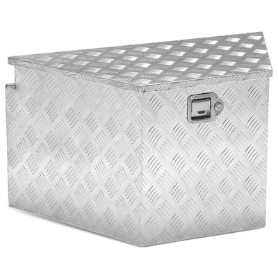 Truck Bed Tool Storage Box W/ 2 Keys & Lock <br> 18 in. H X 16 in. W Front X 32.5 in. W Rear X