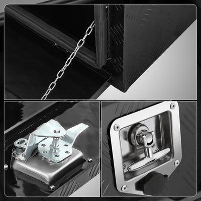 Aluminum Tool Box w/Lock & Key <br> 47 W X 18 D X 18 CM H