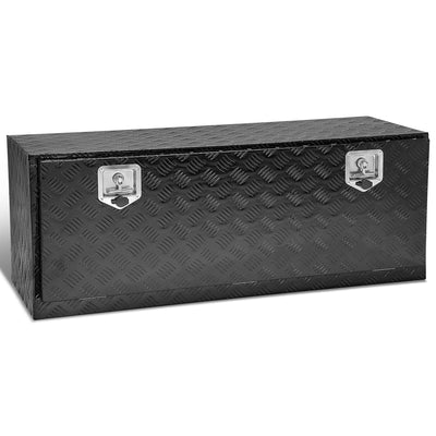 Aluminum Tool Box w/Lock & Key <br> 47 W X 18 D X 18 CM H