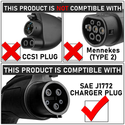 12-22 Tesla Model S X 3 Y SAE J1772 Public Charging Adapter