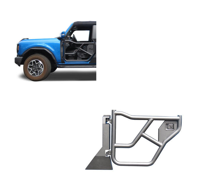 Tubular Front Doors 21-24 Ford bronco, Front Only
