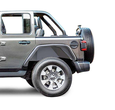 Full Set Tubular& Inner Fender Flares Liners <br>18-23 Jeep Wrangler
