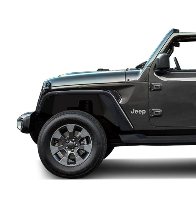 Full Set Tubular& Inner Fender Flares Liners <br>18-23 Jeep Wrangler
