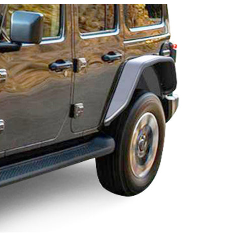Tubular Rear Fender Flares <br>18-24 Jeep Wrangler