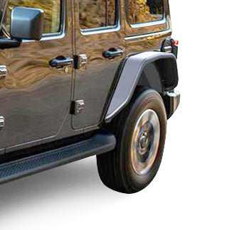 Tubular Rear Fender Flares <br>18-24 Jeep Wrangler