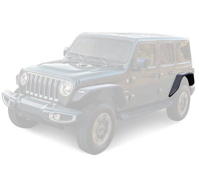 Tubular Rear Fender Flares <br>18-24 Jeep Wrangler