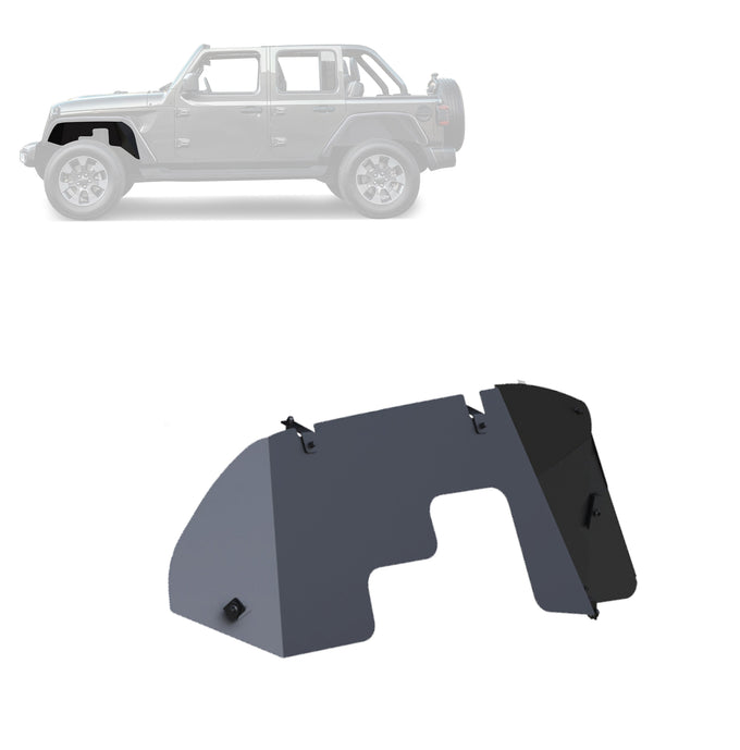 Front Inner Fender Flares Liners <br>18-24 Jeep Wrangler, Gladiator