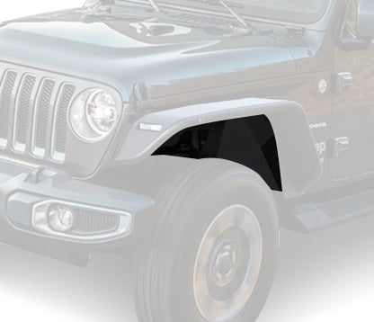 Front Inner Fender Flares Liners <br>18-24 Jeep Wrangler, Gladiator