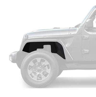 Front Inner Fender Flares Liners <br>18-24 Jeep Wrangler, Gladiator