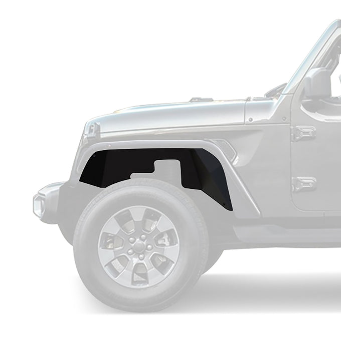 Front Inner Fender Flares Liners <br>18-24 Jeep Wrangler, Gladiator