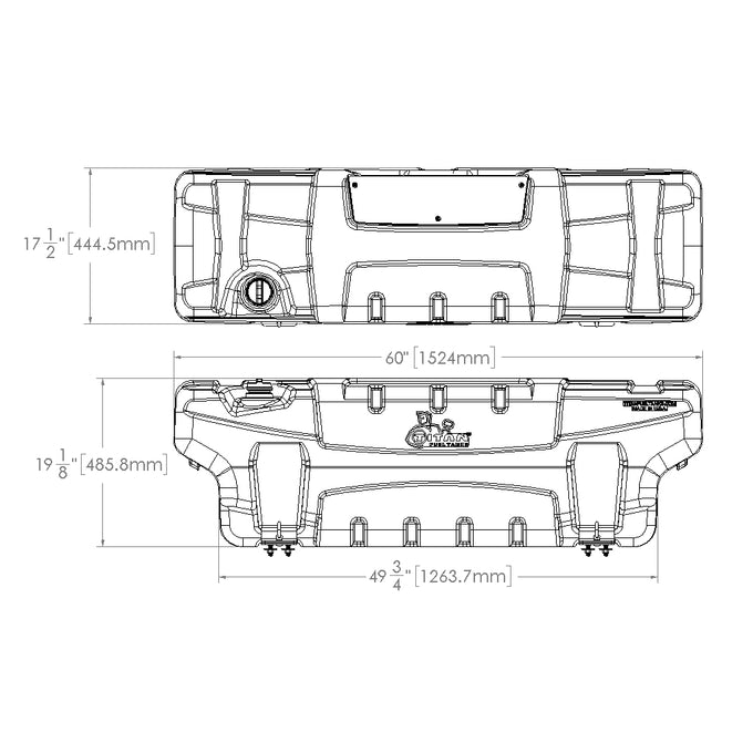 Travel Trekker Auxiliary Diesel Fuel System <br>78-79 Dodge D100 W200 W150