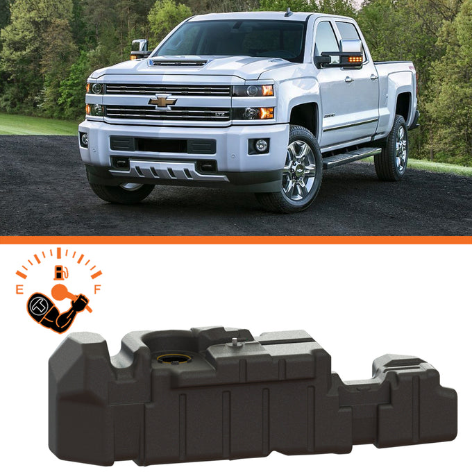 Extra Large Midship Tank <br>16-19 Chevy Silverado, GMC Sierra 2500 3500 HD