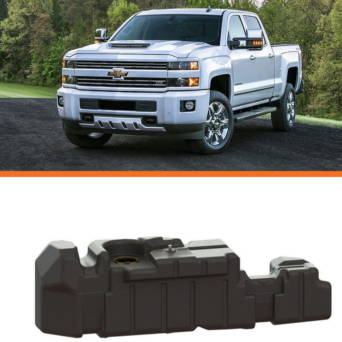 Extra Large Midship Tank <br>16-19 Chevy Silverado, GMC Sierra 2500 3500 HD