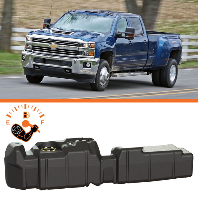 Extra Large Midship Tank <br>17-19 Chevy Silverado, GMC Sierra 2500 3500 HD