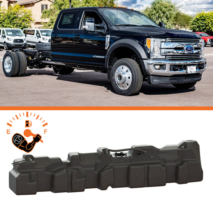 Extra Large Midship Tank <br>17-24 Ford F-450 F-550 Super Duty