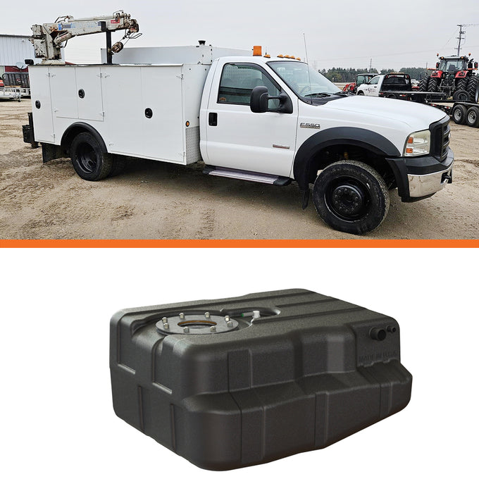 After-Axle Utility Tank <br>99-02,07-08 Ford E-150 Econoline