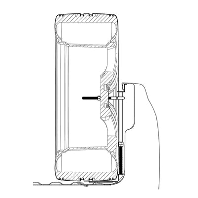Spare Tire Buddy In Bed Tire Mount <br>89-93 Dodge D250 D350 W250 W350