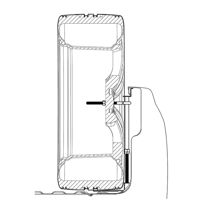 Spare Tire Buddy In Bed Tire Mount <br>89-93 Dodge D250 D350 W250 W350