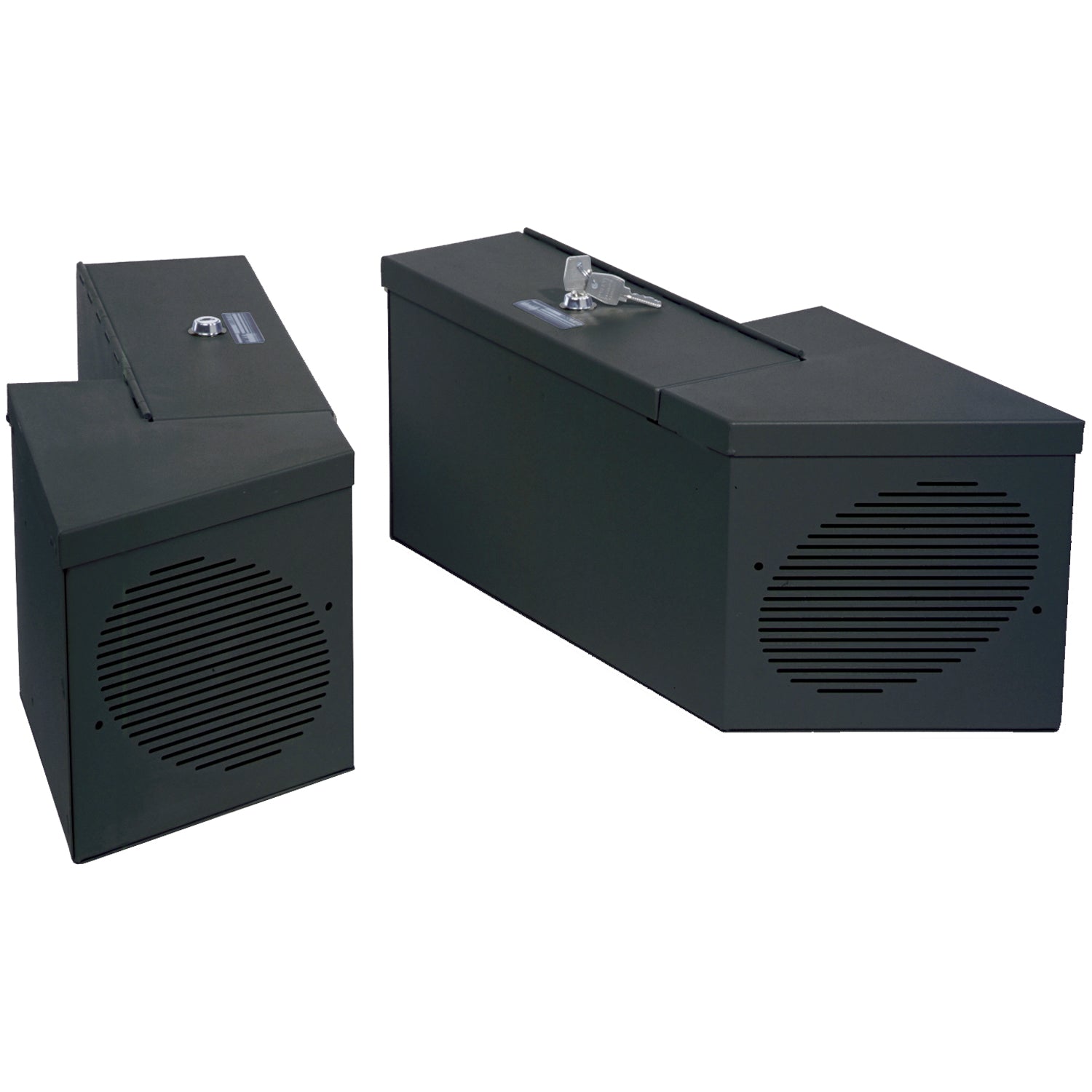 Security Speaker/Storage Lockbox w/ Roll Bar Cutout <br>55-86 Jeep CJ, 87-91 Wrangler YJ