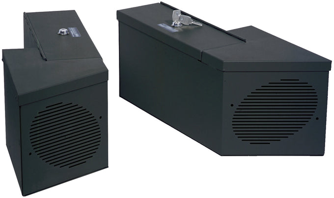 Security Speaker/Storage Lockbox w/ Roll Bar Cutout <br>55-86 Jeep CJ, 87-91 Wrangler YJ