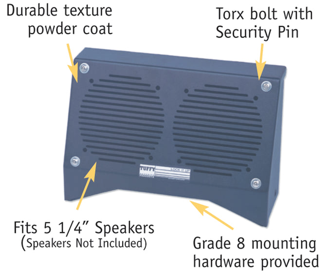 Dual Speaker Box (Black) <br>Universal
