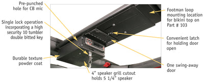Overhead Console <br>07-18 Jeep Wrangler JK