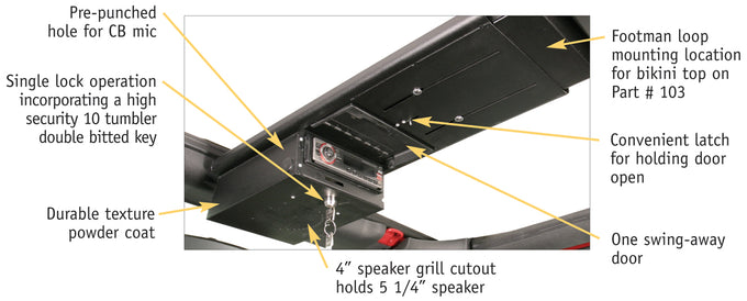 Overhead Console <br>07-18 Jeep Wrangler JK