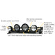 Light Bar Mounting Kit <br>07-14 Toyota FJ Cruiser