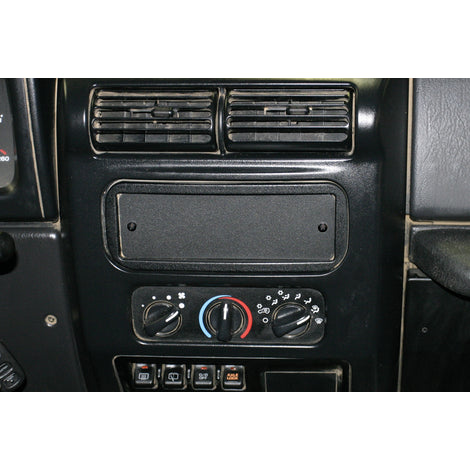 Dashboard Stereo Cutout Cover (Black) <br>Universal