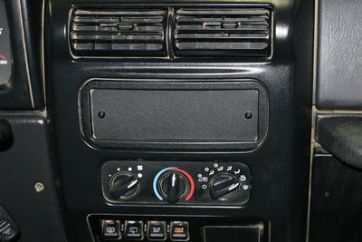 Dashboard Stereo Cutout Cover (Black) <br>Universal
