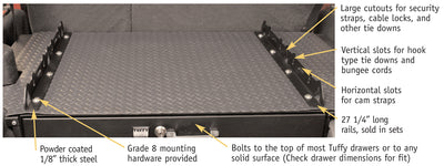 Multi-Point Tie Down Anchor Rails <br>Universal