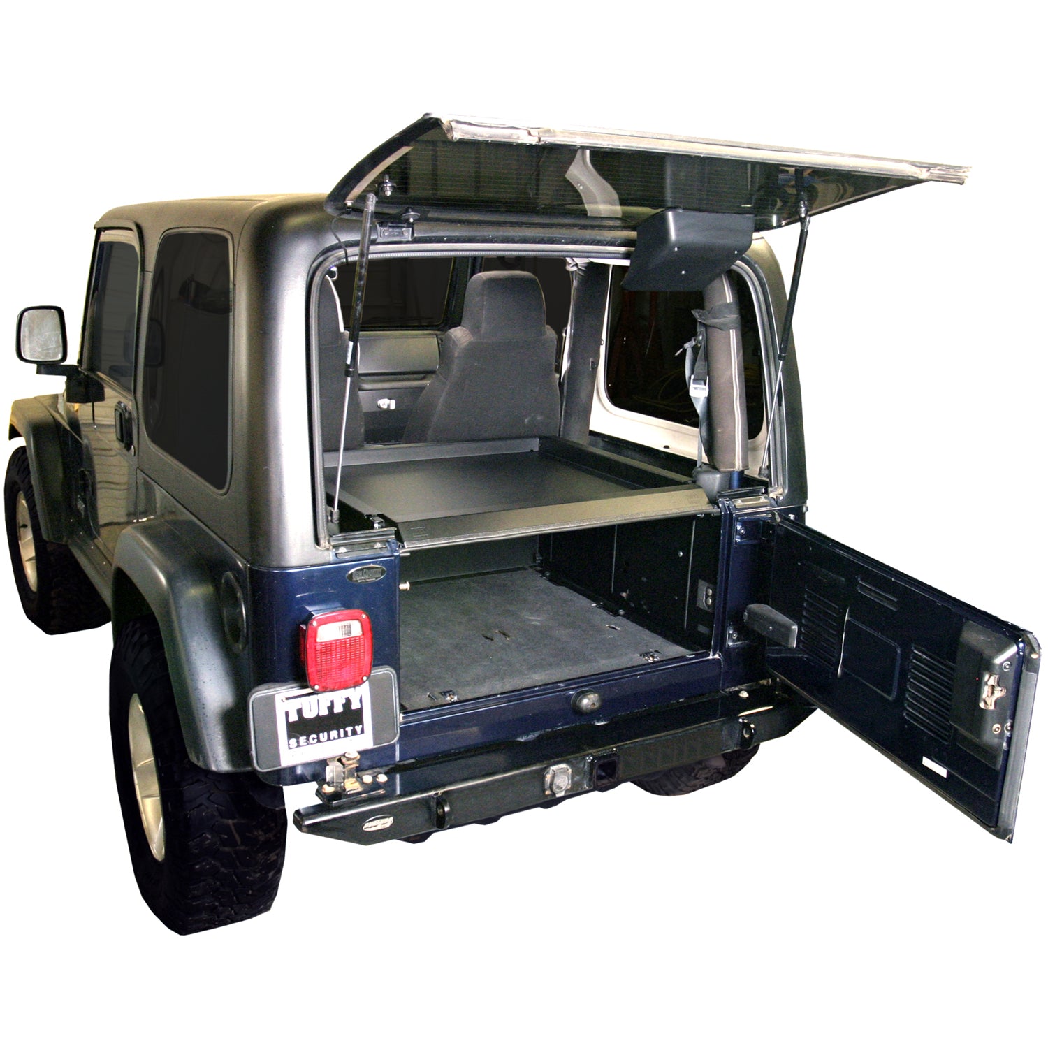 Deluxe Cargo Enclosure <br>87-95 Jeep Wrangler YJ, 97-06 TJ